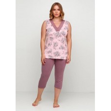 Піжама Cotpark майка,бриджі 2XL,3XL,4XL,5XL 14242